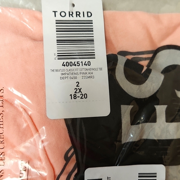 ❤️NWT VINTAGE TORRID - TEE THE BEATLES JOHN LENNON SGT PEPPER - PLUS SIZE - Picture 5 of 14